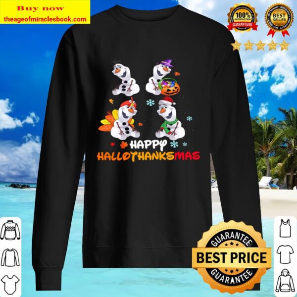 Happy Hallothanksmas Olaf Frozen Halloween Sweater