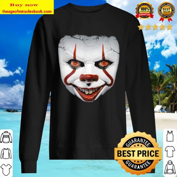 Happy halloween pennywise face Sweater