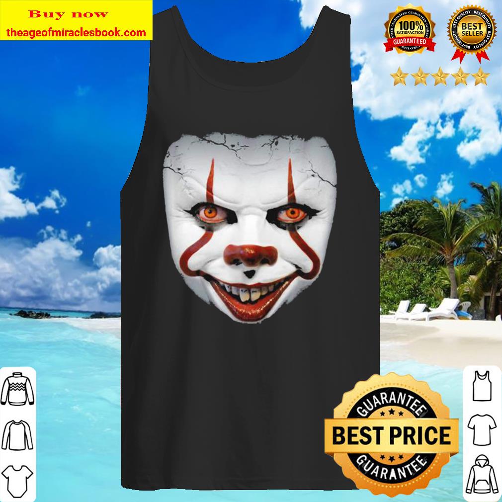 Happy halloween pennywise face Tank Top