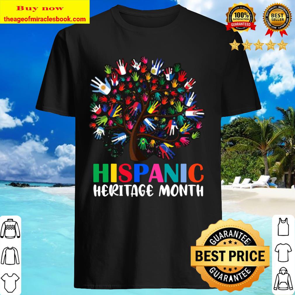 Hispanic Heritage Month Proud Hispanic Latino Americans Gift T-Shirt