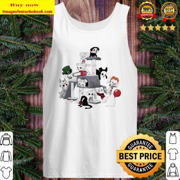Horror movie character Dogs Playground Halloween Tank Top