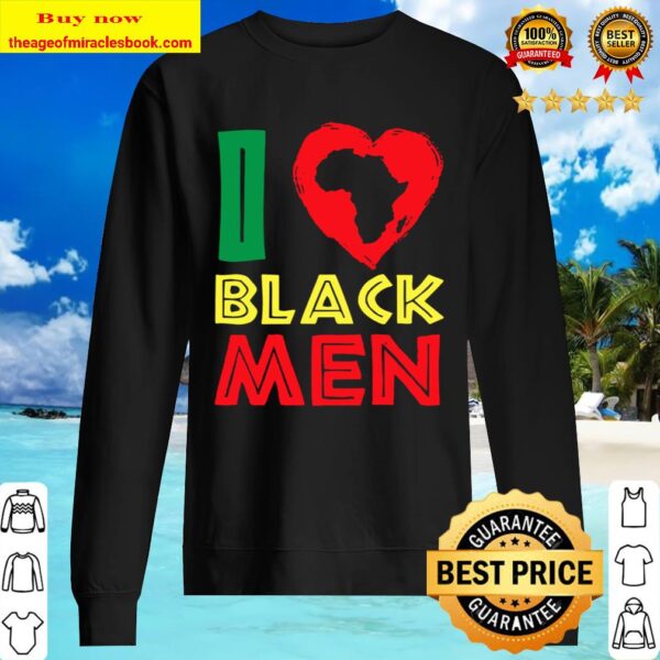 I Love Black Men Couples Black History Month Sweater