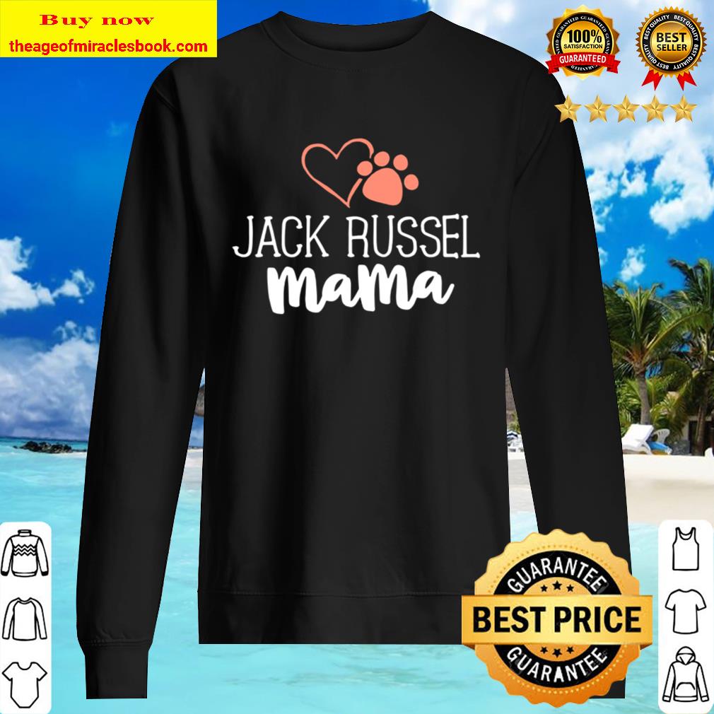 Jack Russel Mama Shirt Dog Owner Gifts For Women Mother Sweater