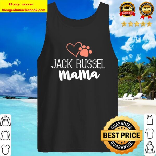Jack Russel Mama Shirt Dog Owner Gifts For Women Mother Tank Top