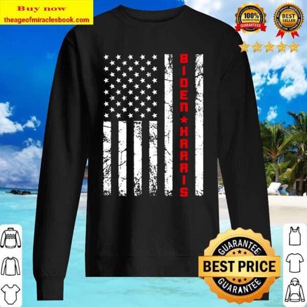 Joe Biden Kamala Harris Vintage USA Flag – Biden Harris 2020 Sweater