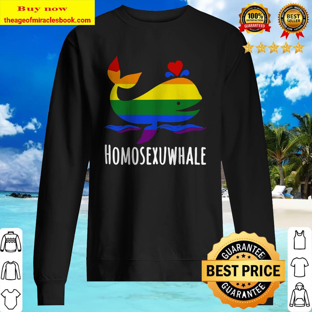 LGBT Gay Lesbian Homosexuwhale Pride Sweater