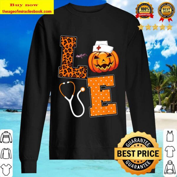 Love Nurse Halloween Sweater