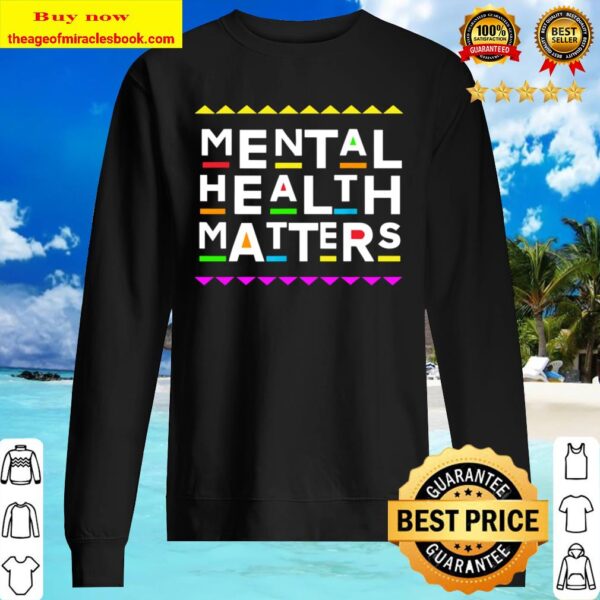 Mental Health Matters Retro 90_s Style Sweater