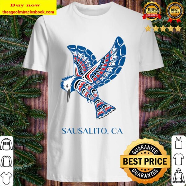Native American Sausalito Kingfisher Bird California Shirt