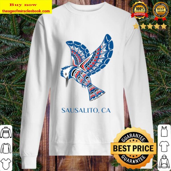 Native American Sausalito Kingfisher Bird California Sweater