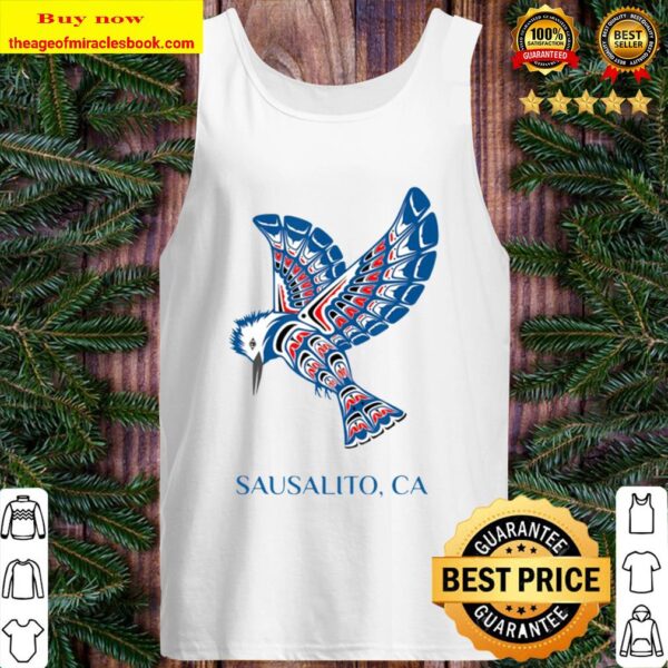 Native American Sausalito Kingfisher Bird California Tank Top