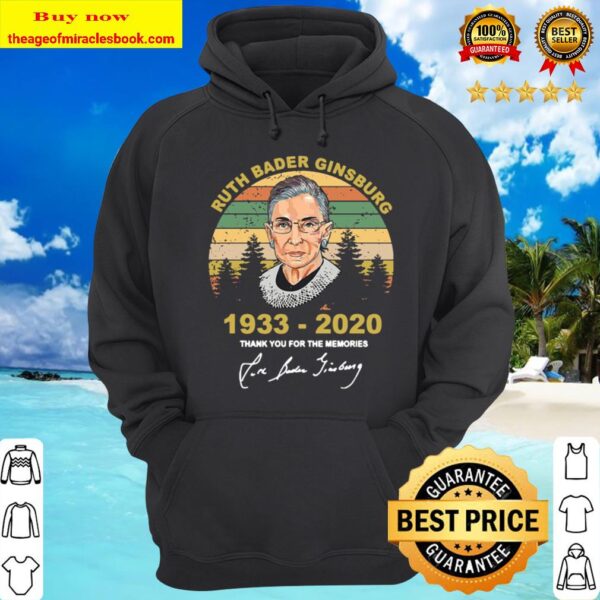 Notorious RB Ruth Bader Ginsburg 1933 2020 thank you for the memories  Hoodie