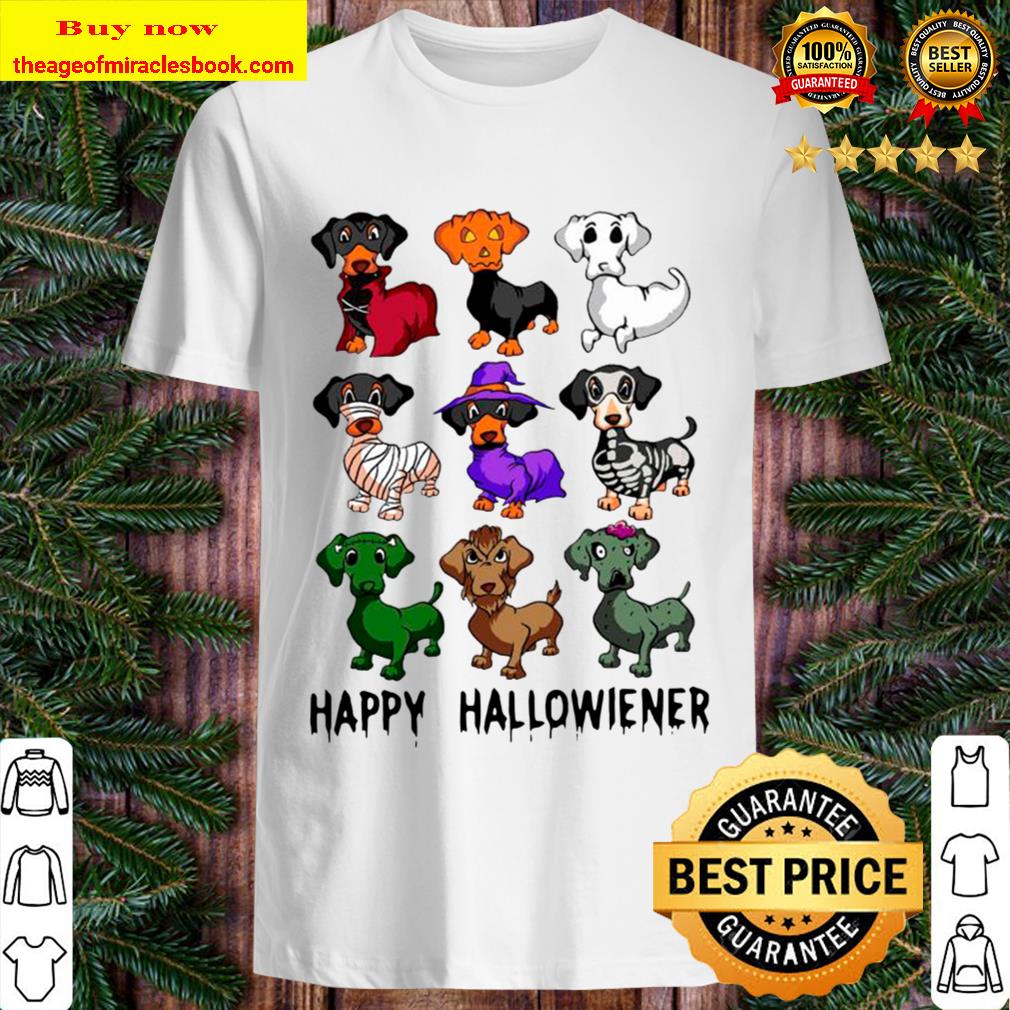 Official Dachshund Happy Halloween Shirt