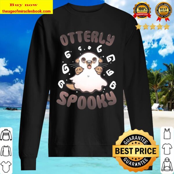 Otterly Spooky – Cute Otter Animal Pun Sweater