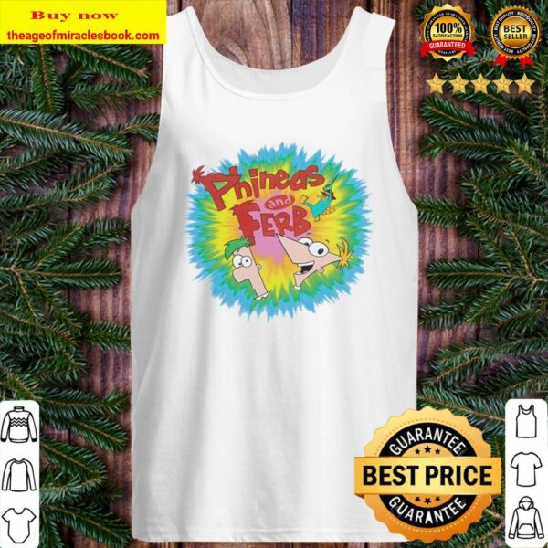 Phineas and Ferb Burst Logo Tank Top