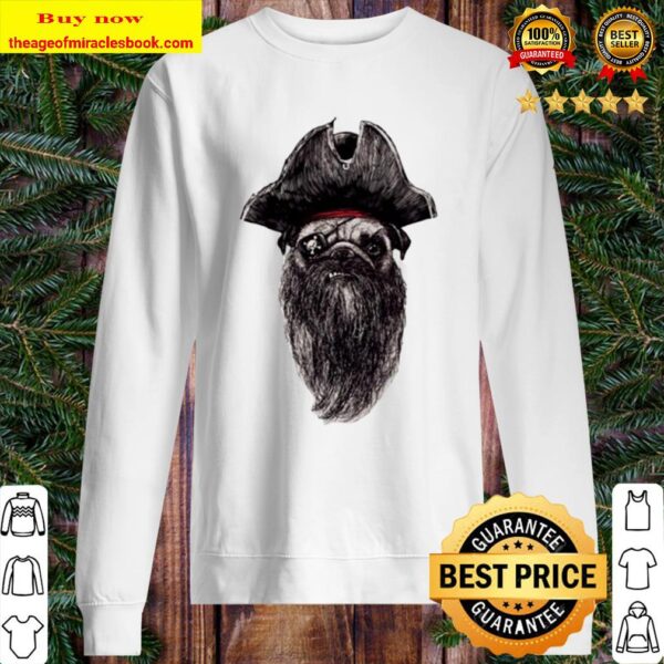 Pirate Pug beard Sweater