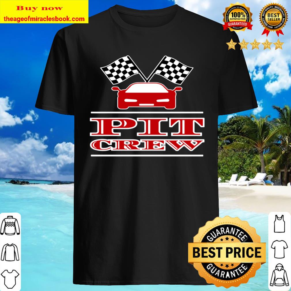 Pit Crew Costume Car Racing Checkered Flag Halloween Design Pullover shirt