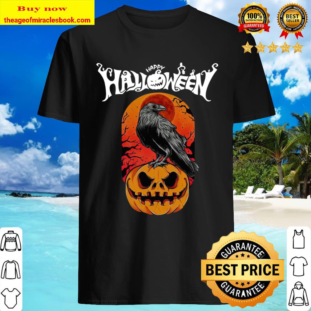 Raven happy Halloween Shirt