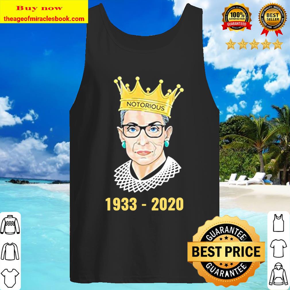 Rbg Rip Ruth Bader Ginsburg 1933-2020 thank you for the memories Tank Top
