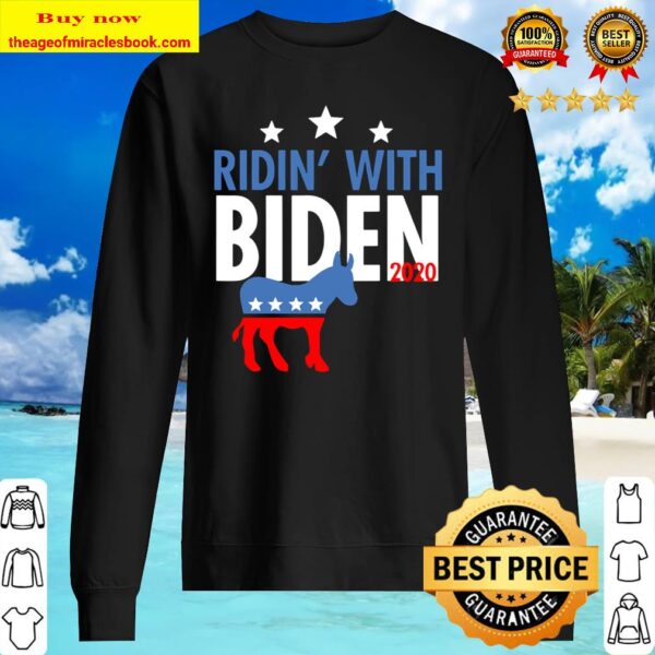 Ridin’ With Biden 2020, Joe Biden For President Usa Democrat Sweater