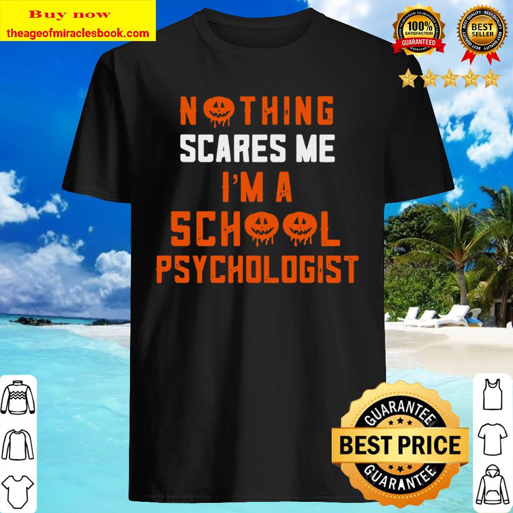 School Psychologist Halloween School Psych Survival Gifts shirt