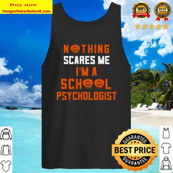 School Psychologist Halloween School Psych Survival Gifts Tank Top