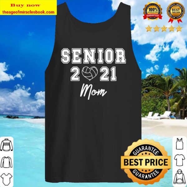 Senior 2021 Volleyball Mom Gift Tank Top