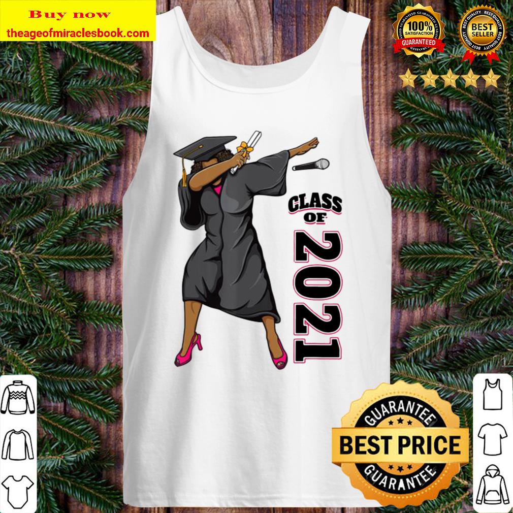 Seniors Class of 2021 Graduation Gifts for Her Dabbing Queen Tank Top