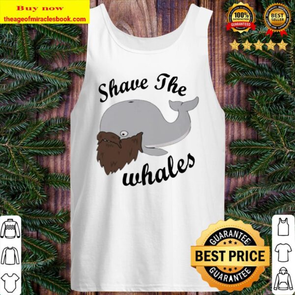 Shave the Whales beard Tank Top