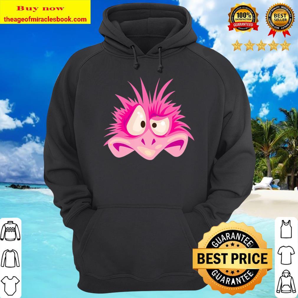 Silly Emu Face Cute Pink Bird Halloween Face Easy Costume Hoodie