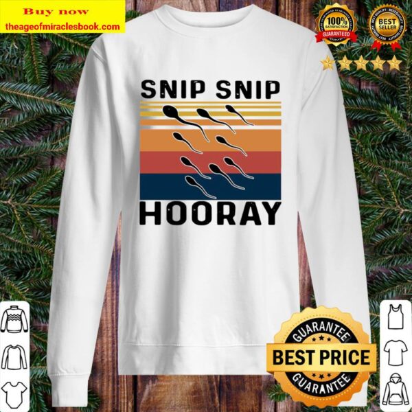 Snip Snip Hooray Vintage Retro Sweater
