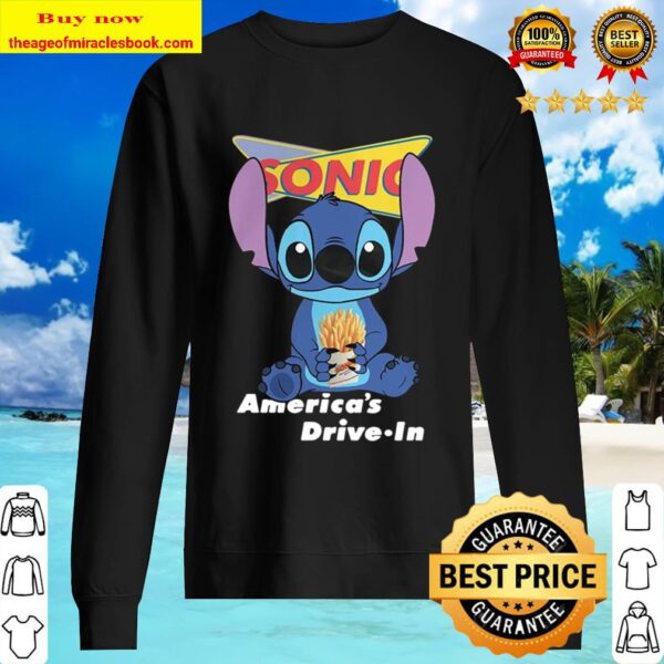 Stitch Sonic America’s Drive In Sweater