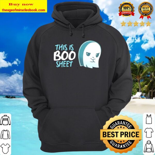 This Is Boo Sheet Funny Halloween Ghost Hoodie