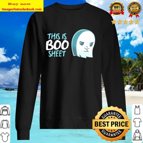 This Is Boo Sheet Funny Halloween Ghost Sweater