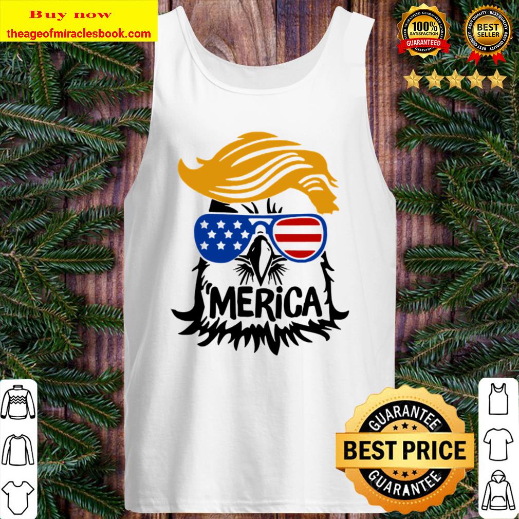 Trump eagle glasses america Tank Top