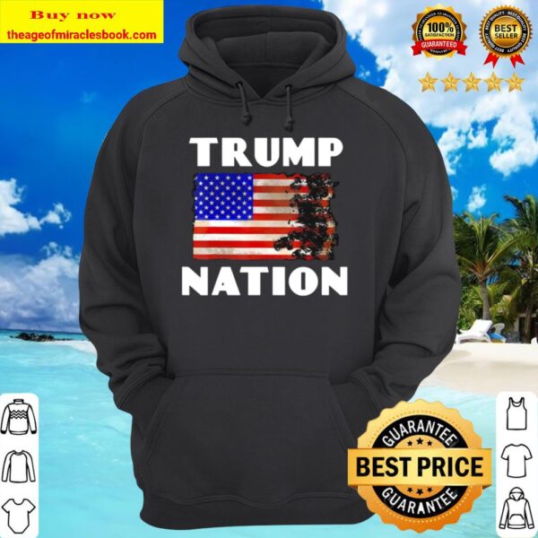USA Trump Nation (D010-0943A) America flag Hoodie