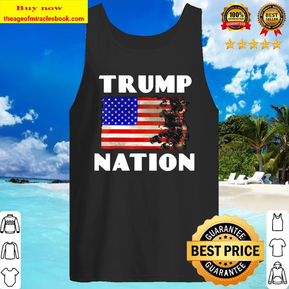 USA Trump Nation (D010-0943A) America flag Tank Top