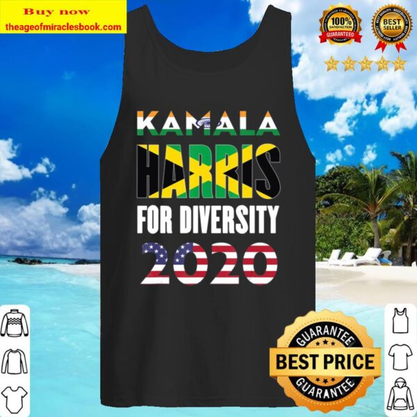 Vice President Kamala Harris India Jamaica Flag Diversity Tank Top