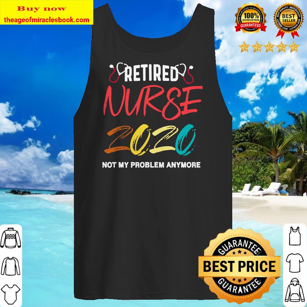Vintage Retro Retired Nurse 2020 Retirement Gifts For Nurses Tank Top