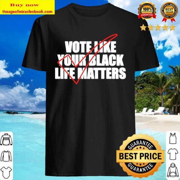 Vote Like Your Black Life Matters w Red Check Shirt