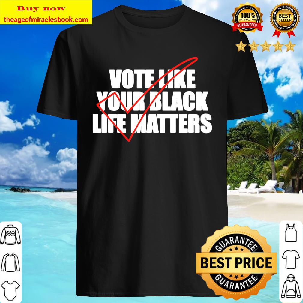 Vote Like Your Black Life Matters w Red Check T-Shirt