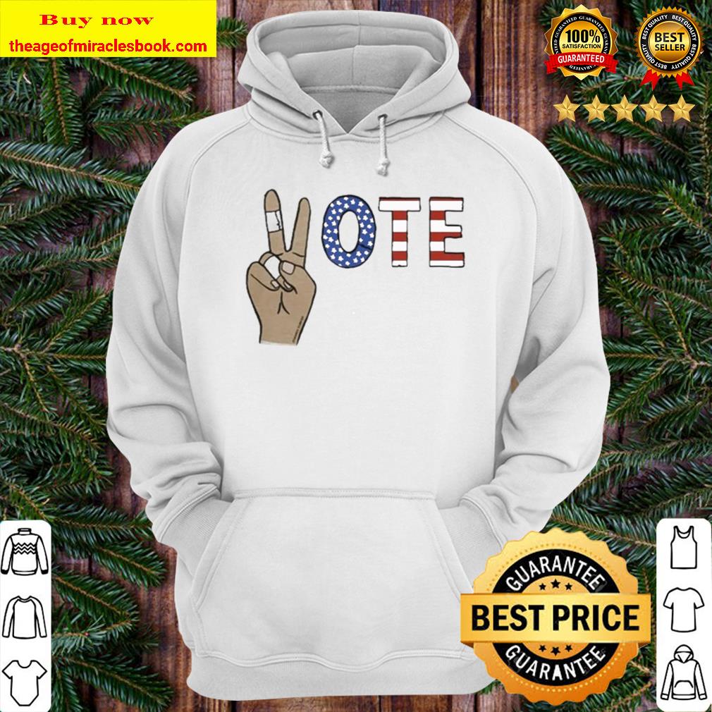 Vote Peace Hand American Hoodie