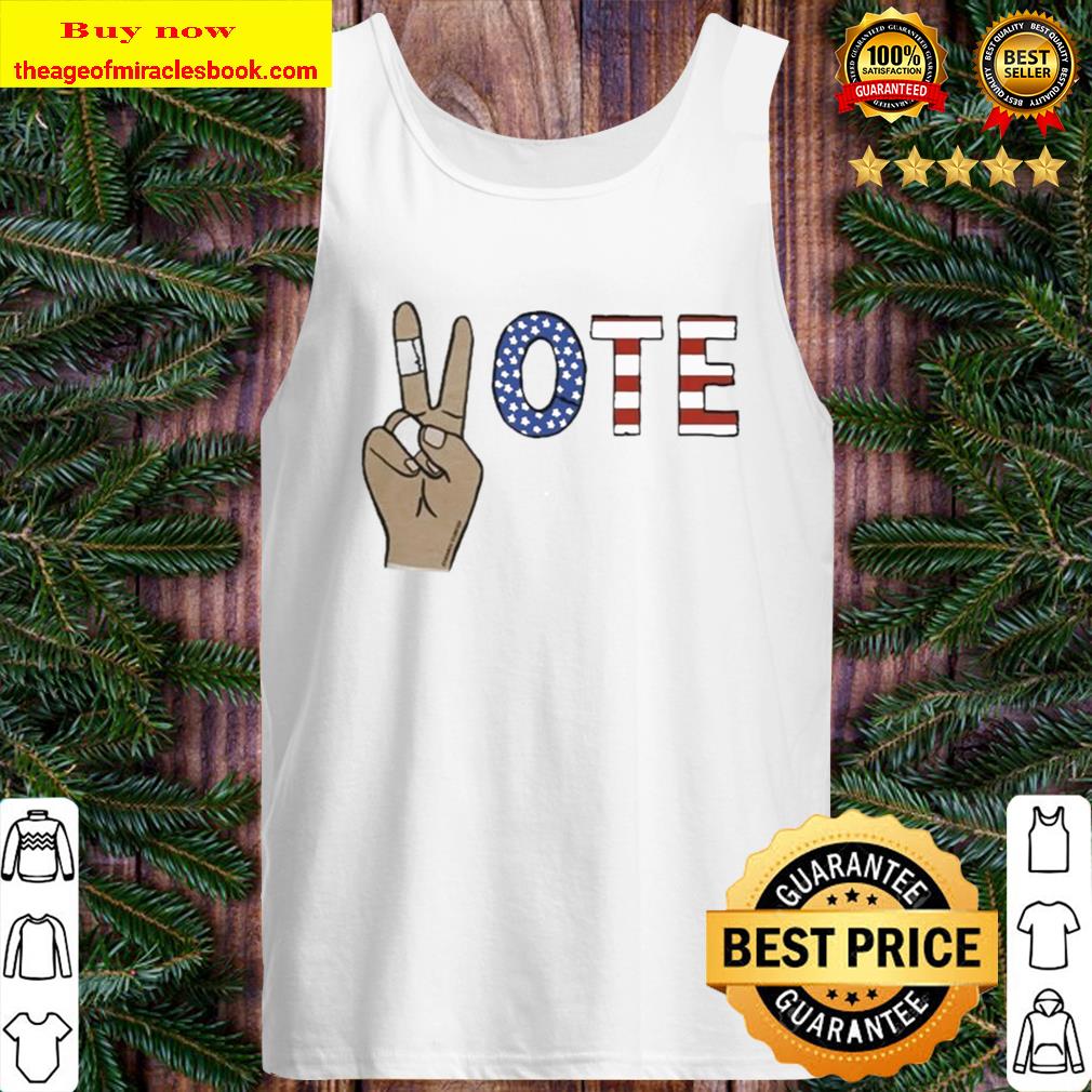 Vote Peace Hand American Tank Top