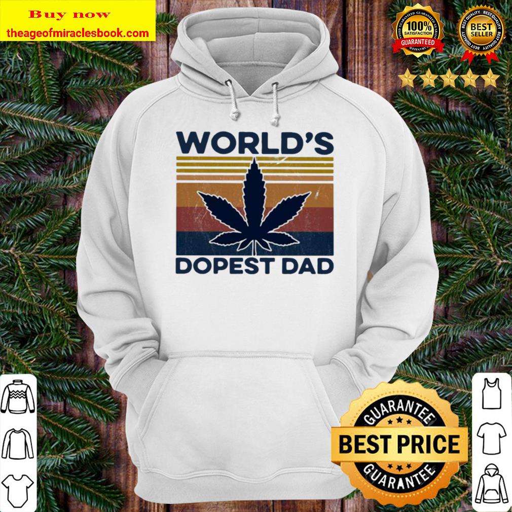 Weed world’s dopest dad vintage Hoodie