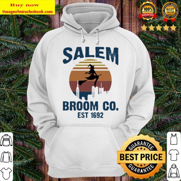 Witch Salem Broom Co est 1692 vintage Hoodie