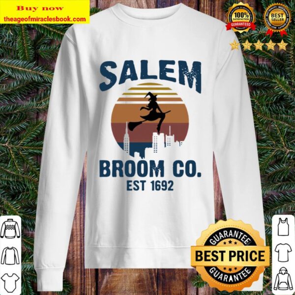 Witch Salem Broom Co est 1692 vintage Sweater