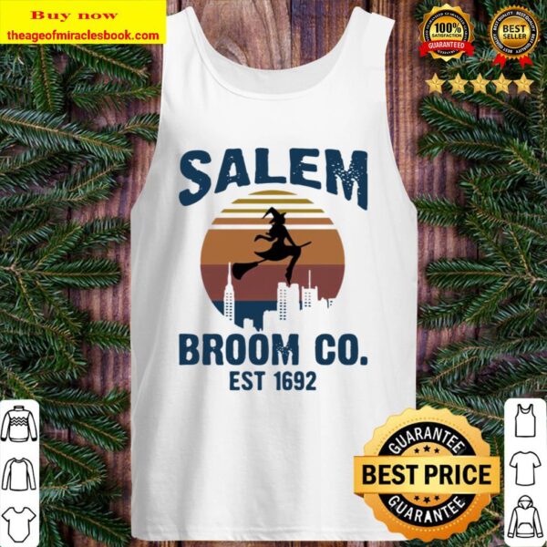 Witch Salem Broom Co est 1692 vintage Tank Top