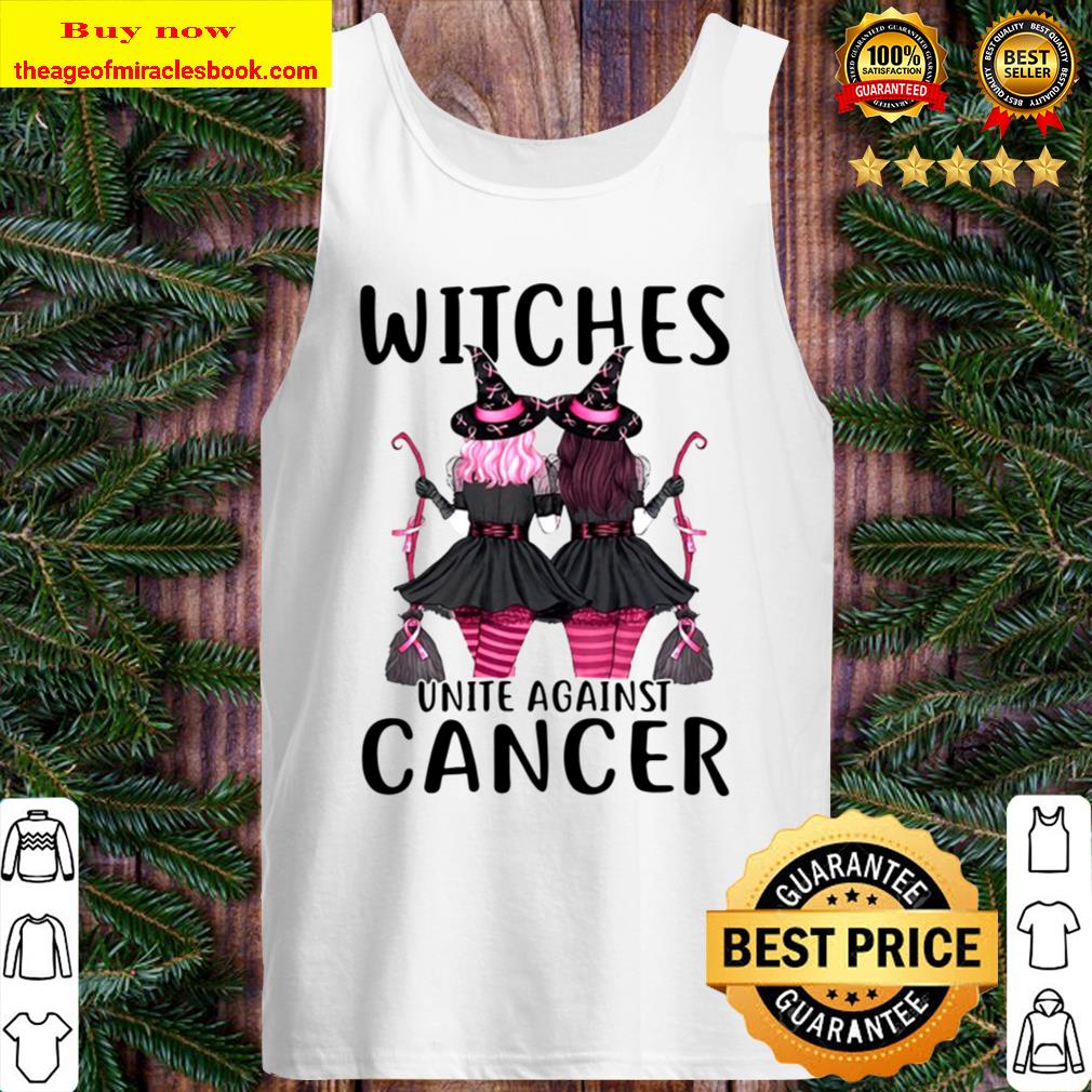 Witches Unite Against Cancer Halloween Tank Top