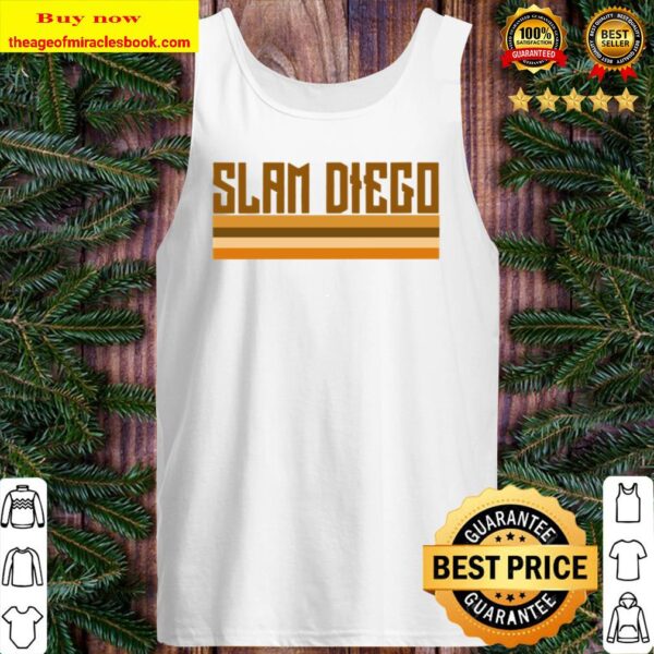 Womens Slam Diego San Diego Souvenir Gift Cali Grand Slam Gift Tank Top