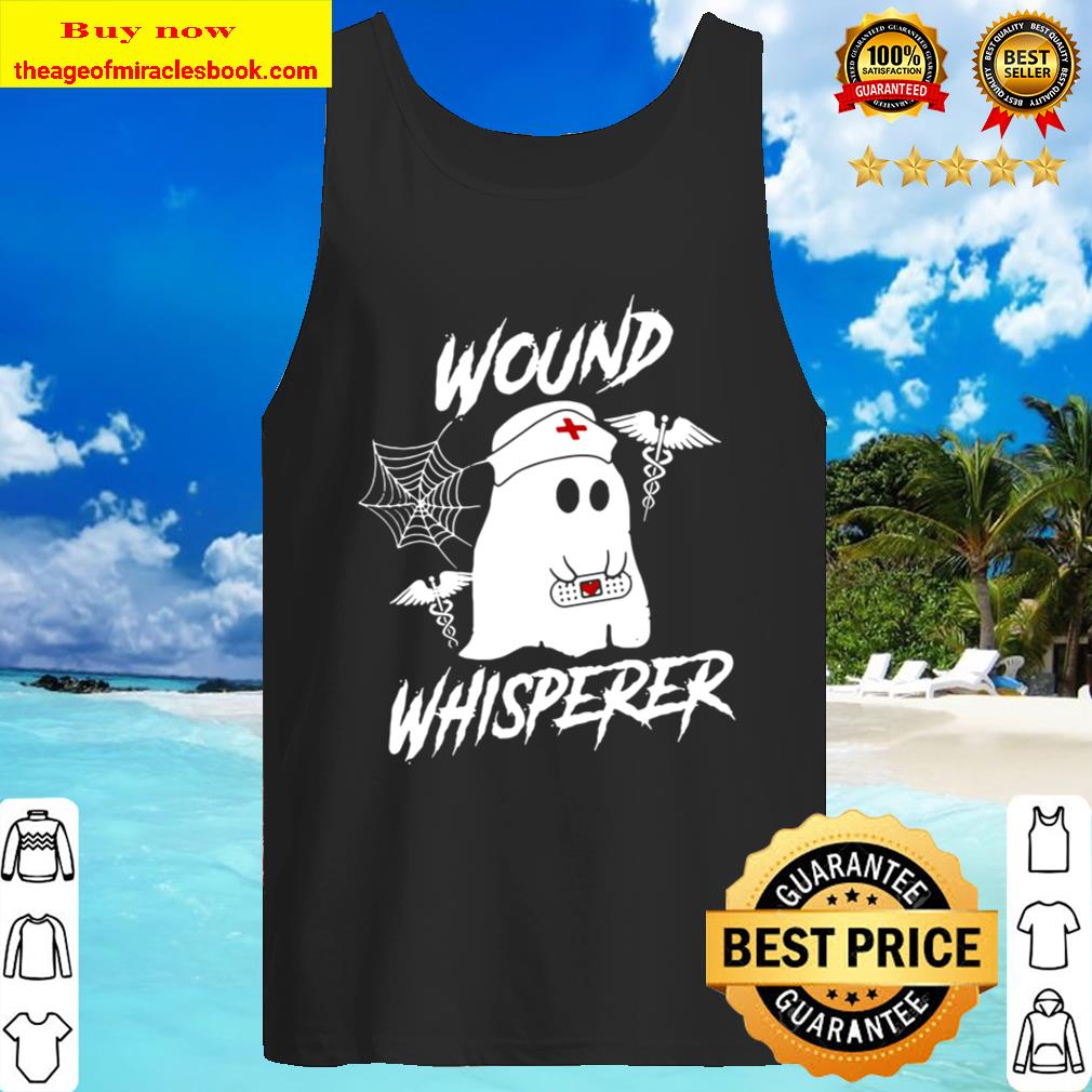 Wound Whisperer Nurse Ghost Halloween Costume Premium Tank Top